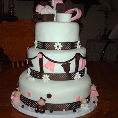 Pink & Choc. Babyshower