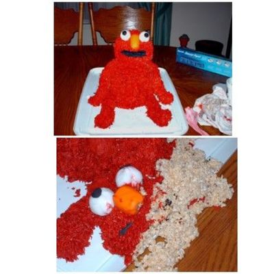 Elmos Head Exploded