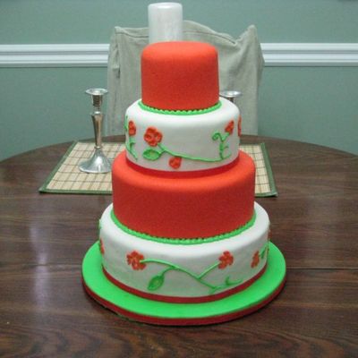 Orange Birthday Cake