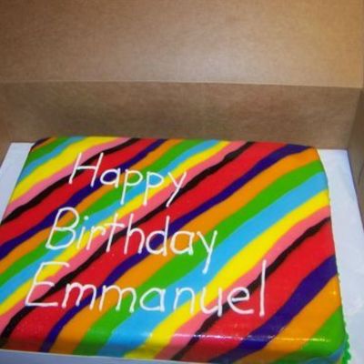 Colorful B-Day Cake