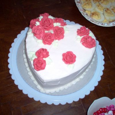 Heart Buttercream Cake