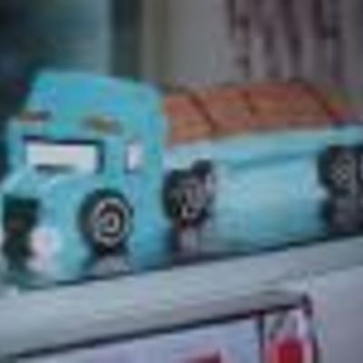 Logging Truck Cake