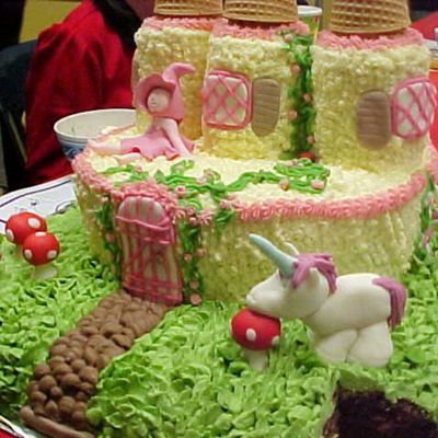 Close Up Of The Fairycastle Cake