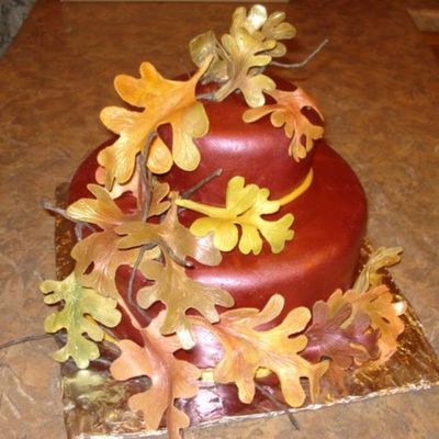 Fall Shower Cake