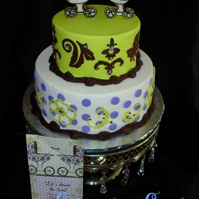 Baby Carriage Cake