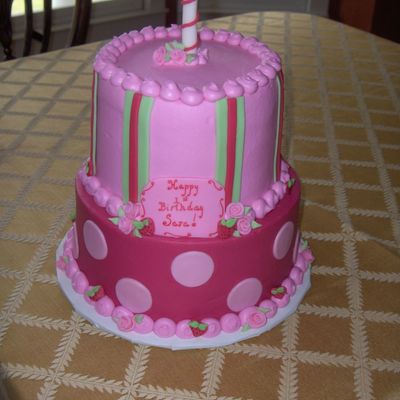 Strawberry Shortcake Birthday Cake