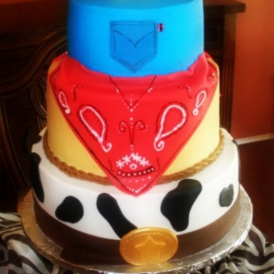 Cowboy Birthday Cake