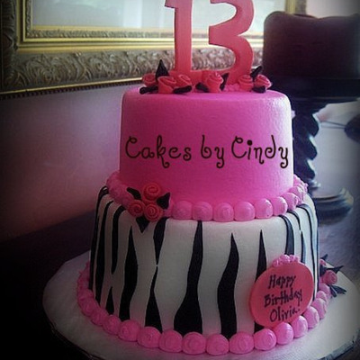 Hot Pink And Zebra Birthday