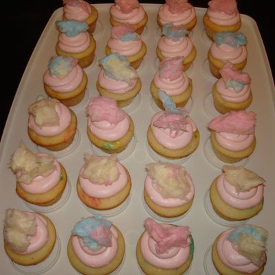 Cotton Candy Cupcakes