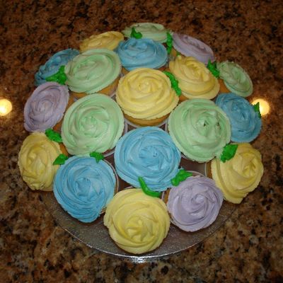 Pastel Cupcake Bouquet