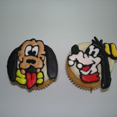 Goofy & Pluto Cupcakes