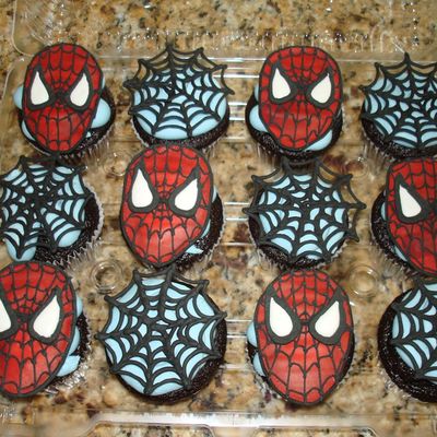 Spiderman Cupcake