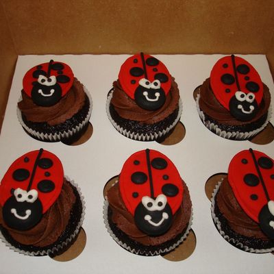 Ladybug Cupcakes
