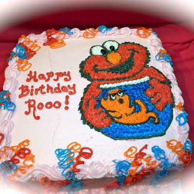 Elmo Birthday Cake