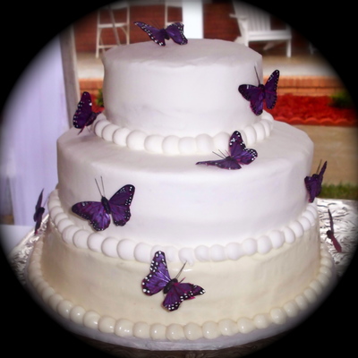 Butterfly Wedding Cake