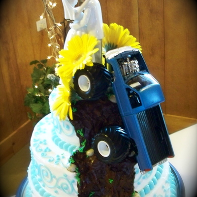 Red Neck Wedding Cake