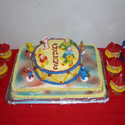 1St Birthday Cake~Sesame Street Circus