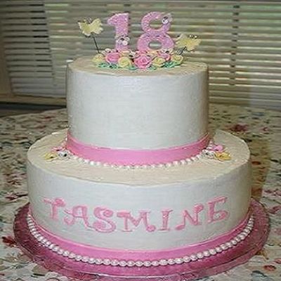 Tasmine's 18Th Birthday Cake