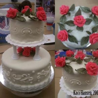 First Tiered Cake