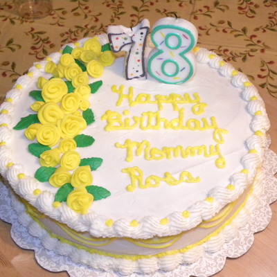 Mom's Birthday Cake