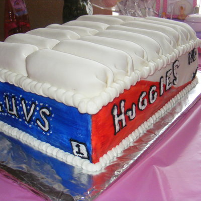 Box Of Diapers Cake