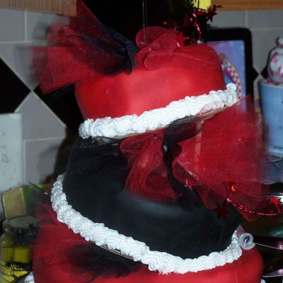 Topsy Turvy Graduation Cake