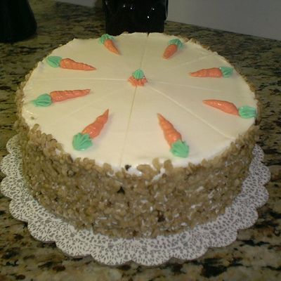 Carrot Cake With Cream Cheese Icing