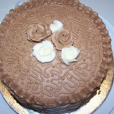 Chocolate/white And Chocolate Roses