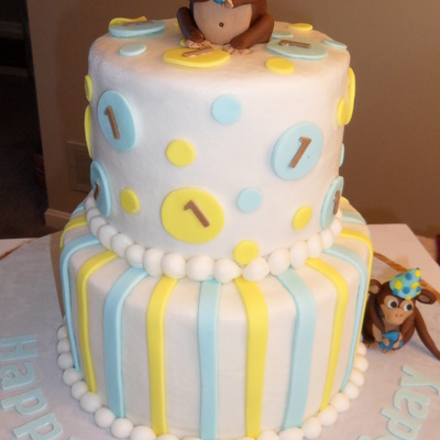 Monkey Themed 1St Birthday