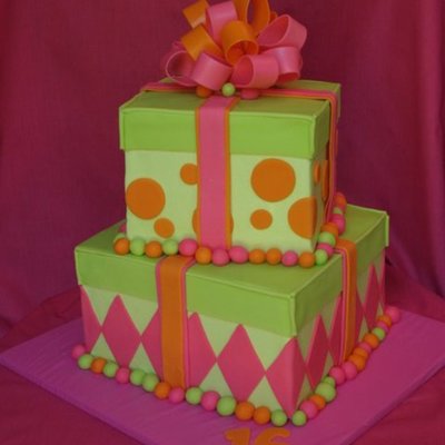 Gift Box Cake