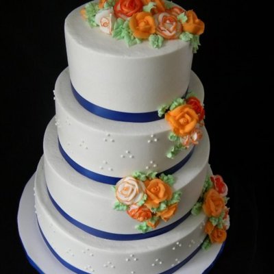 Buttercream With Buttercream Roses
