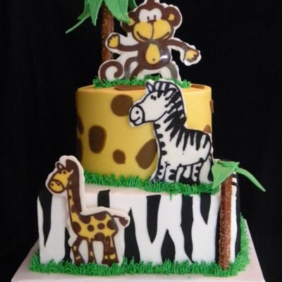 Safari Birthday Cake....