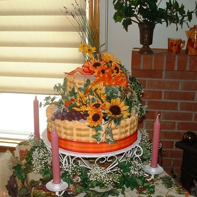 Sunflower 75Th Birthday Cake