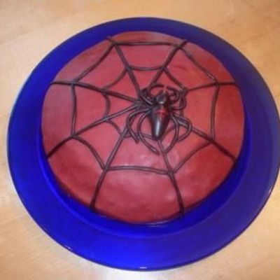Creepy Spider Cake