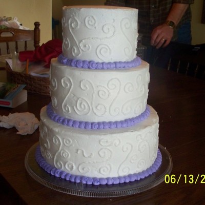 Simple Wedding Cake