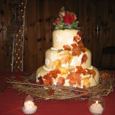 Fall Wedding Cake