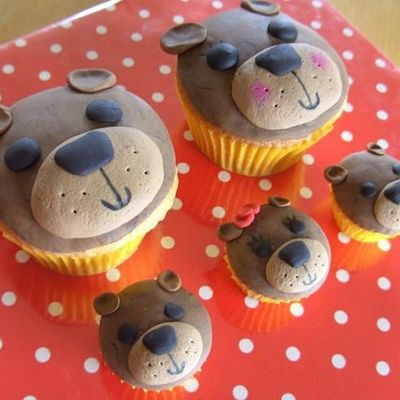 Bear Cupcakes