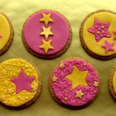 Marzipan Star Cookies