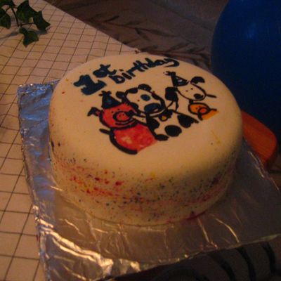 Barnyard Smash Cake.