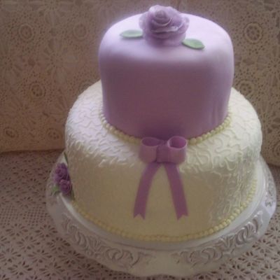 Victorian Bridal Shower Cake