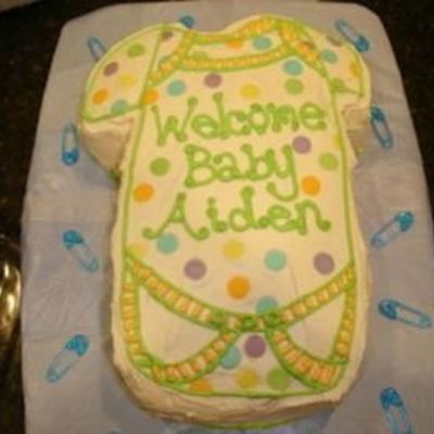 Onesie Baby Shower Cake