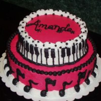 Piano Player's Cake