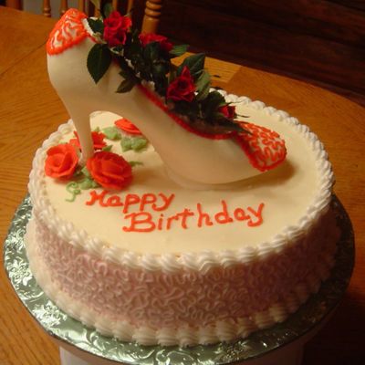 Shoe Birthday Cake