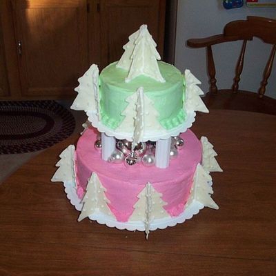 Christmas Tree Cake