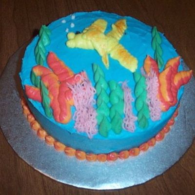 Aquarium Smash Cake
