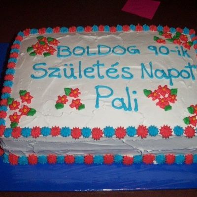 90Th Birthday Cake