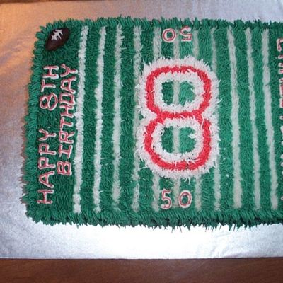 Football Field Cake