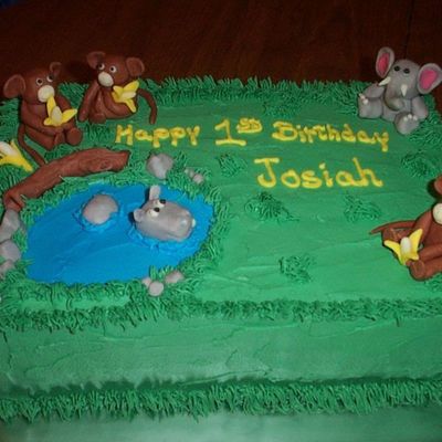 Josiah's 1St Birthday Cake