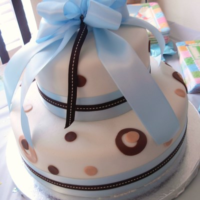 Baby Boy Shower Cake