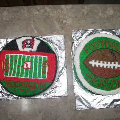 Football Season Cakes